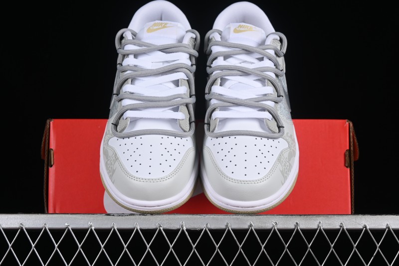 Nike Dunk Low SB Year of the Dragon Limited Edition Silk Patchwork Casual Skate Shoes - DV0833-100