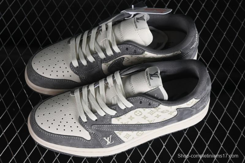 Nike Air Jordan 1 Low OG SP Travis Scott x Fragment Design Collaboration Sneakers - SJ2068-001