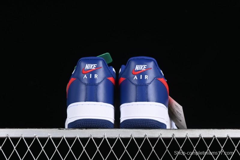 Nike Air Force 1 '07 Low White Blue Red Casual Shoes - CZ9164-100