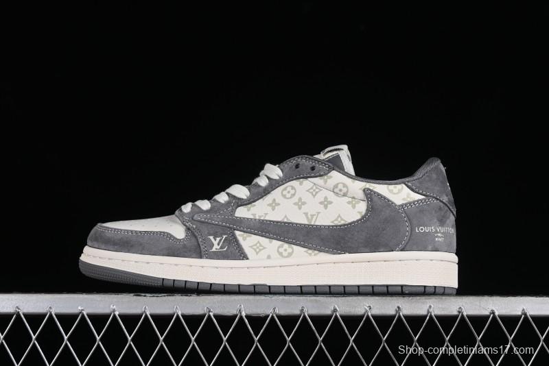 Nike Air Jordan 1 Low OG SP Travis Scott x Fragment Design Collaboration Sneakers - SJ2068-001