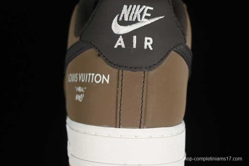 Nike Air Force 1 '07 Low LV Collaboration - Light Brown Casual Sneakers - BA8806-224