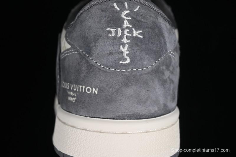 Nike Air Jordan 1 Low OG SP Travis Scott x Fragment Design Collaboration Sneakers - SJ2068-001