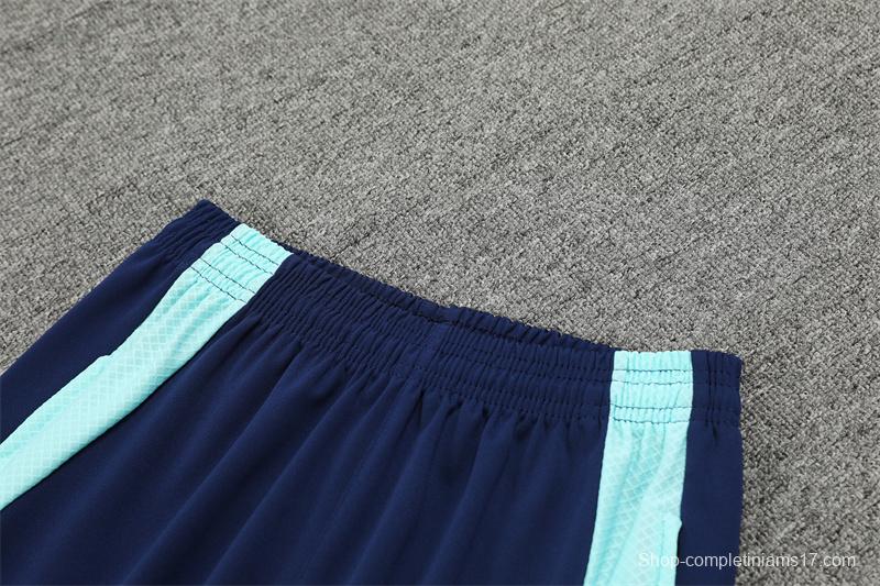 24/25 Arsenal Blue/Navy Half Zipper Jacket+Long Pants