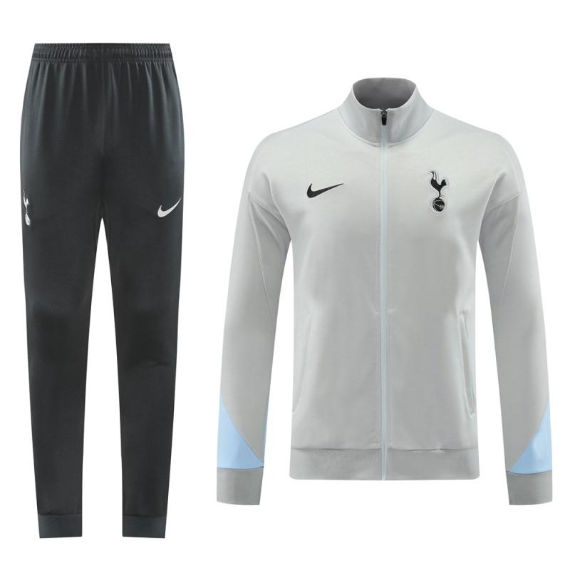 24/25 Tottenham Hotspur Grey Full Zipper Jacket +Long Pants