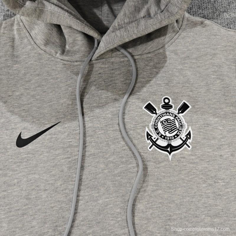 24/25 Corinthians Navy/Red/Black/Beige/Grey Hoodie WIth Black Badge