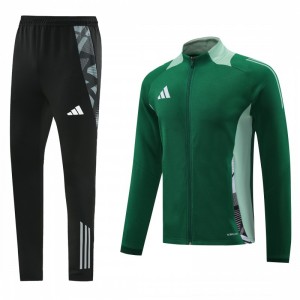 2024 Adidas Green Full Zipper Jacket +Long Pants