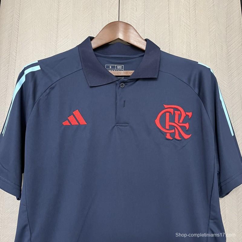 25/26 Flamengo Dark Blue POLO Jersey S-XXXXL