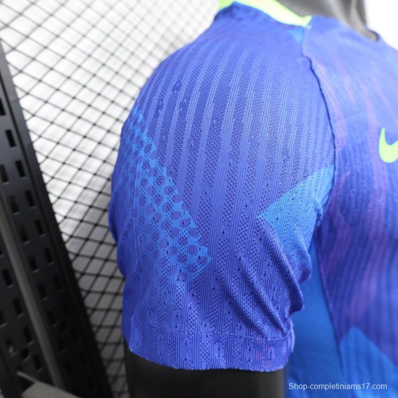 25/26 Player Version Brazil Blue Jersey