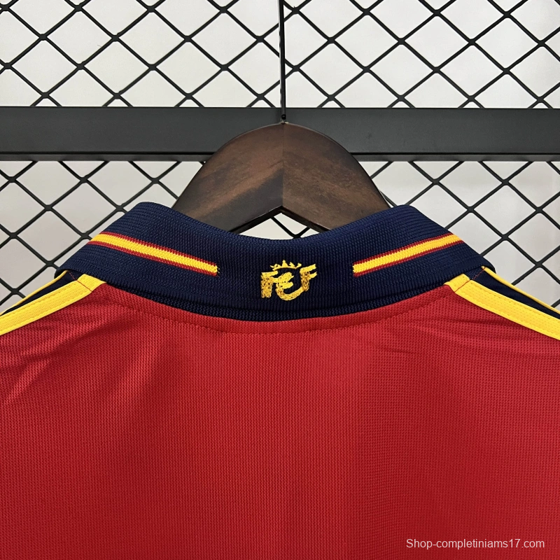 2000 Retro Spain Home Jersey