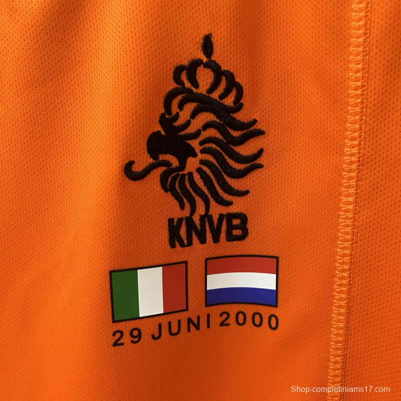 2000 Retro Netherlands Home Jersey