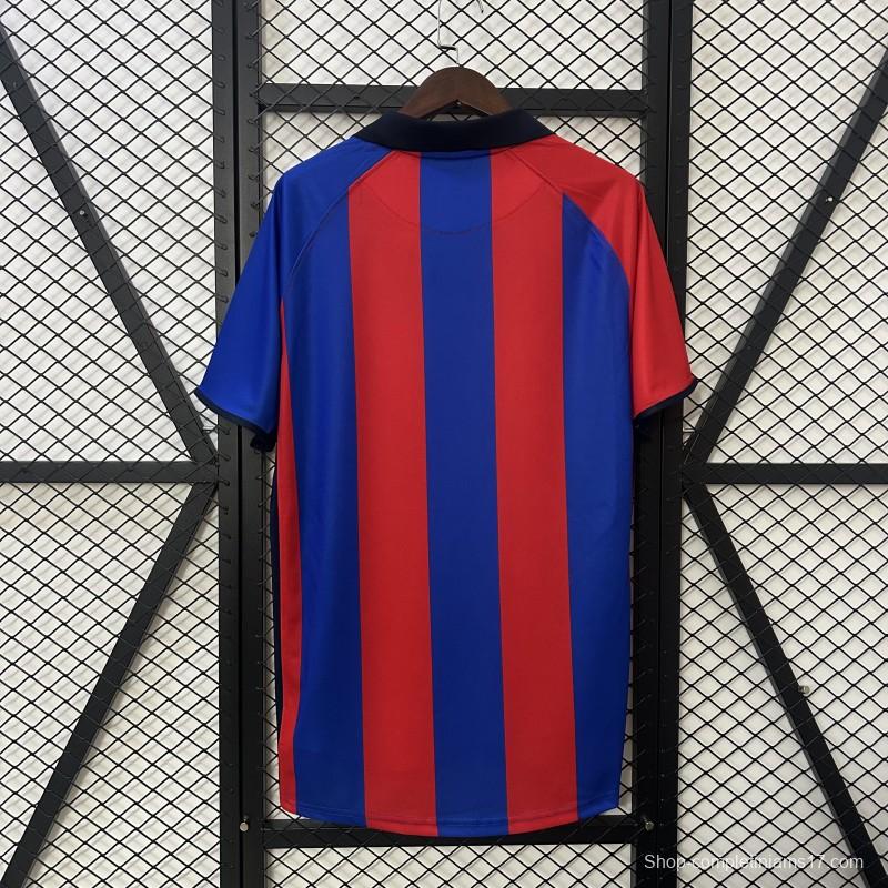 01/02 Retro Barcelona Home Jersey