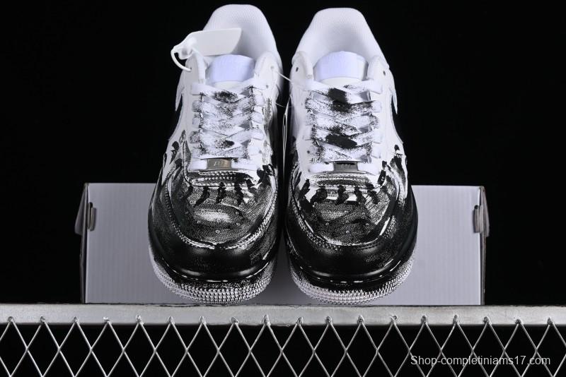 Nike Air Force 1 '07 Low Custom Hand-Painted 2D Industrial Scene Casual Sneakers - 315122-311