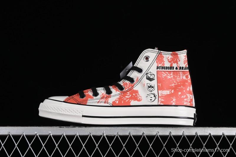 Converse Chuck Taylor High Top Casual Sneakers with Dungeons & Dragons 50th Anniversary Collaboration Design - A09883C
