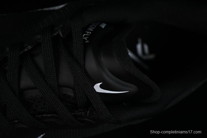 Nike Zoom Fly 6 Running Shoes with Flyknit Material and Carbon Fiber Plate for Superior Elasticity - FN8454-001