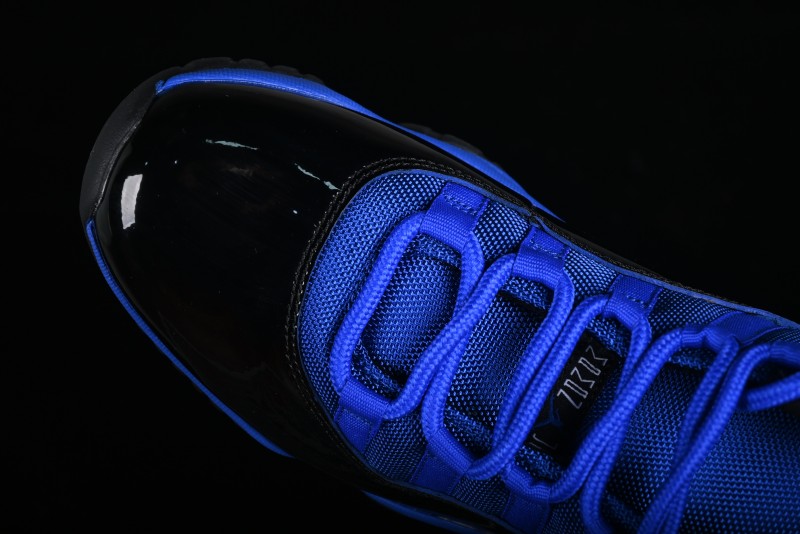 Nike Air Jordan 11 Retro High Top Basketball Shoes in Black and Blue - CT8012-400