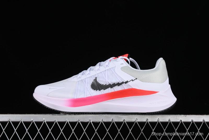 Nike Zoom Winflo 8 Breathable Mesh Running Shoes with Forefoot and Heel Zoom Air Cushion - CW3419-100
