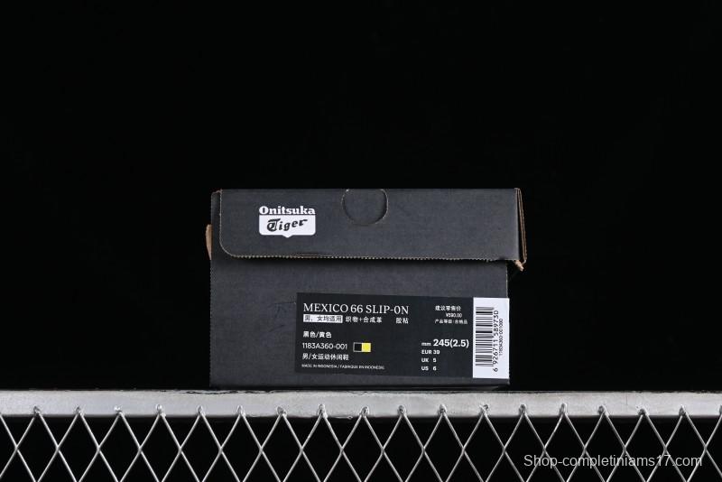 Onitsuka Tiger Mexico 66 Low-Top Canvas Casual Running Shoes - 1183A360-001