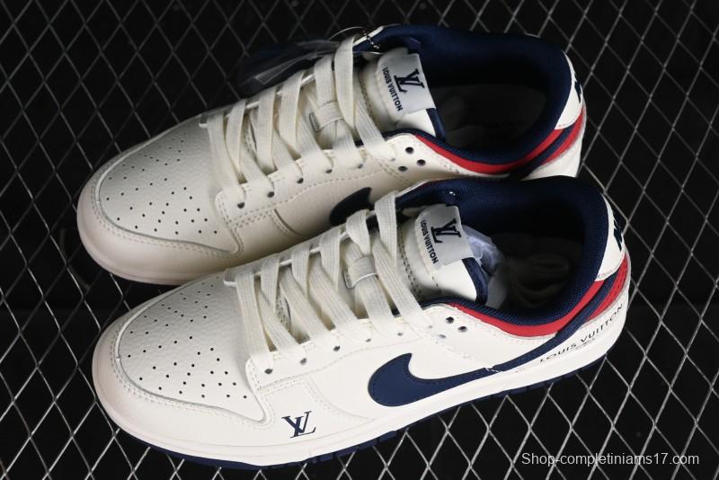Nike SB Dunk Low LV Collaboration Anniversary High-End Custom Low-Top Casual Sneakers - XX2025-313