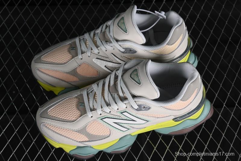 New Balance Joe Freshgoods x New Balance 9060 Retro Casual Running Sneakers with ABZORB Cushioning - U9060GCB