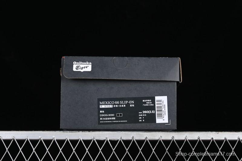 Onitsuka Tiger Mexico 66 Low-Top Canvas Casual Running Shoes - D3K0Q-9090