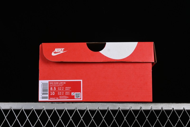 Nike SB Dunk Low Premium Yellow White SB Shattered Backboard Fashion Casual Skate Shoes - DM9467-700