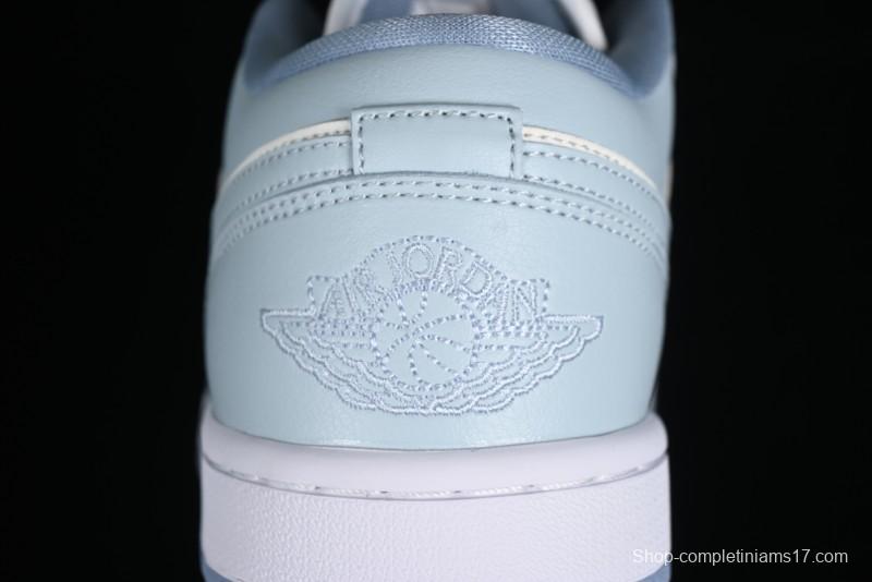Nike Air Jordan 1 Low AJ1 White Magnolia Casual Sneakers - DC0774-164