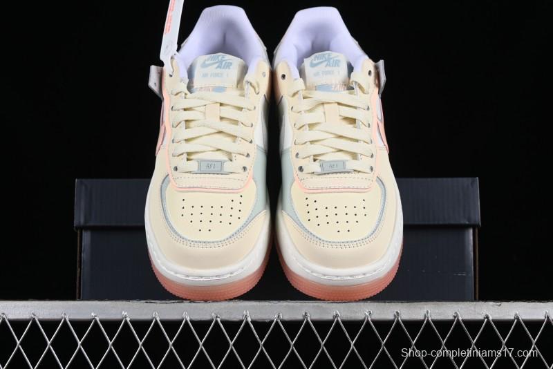 Nike Air Force 1 Shadow Low-Top Sneakers with Lightweight EVA Midsole - DZ1847-105