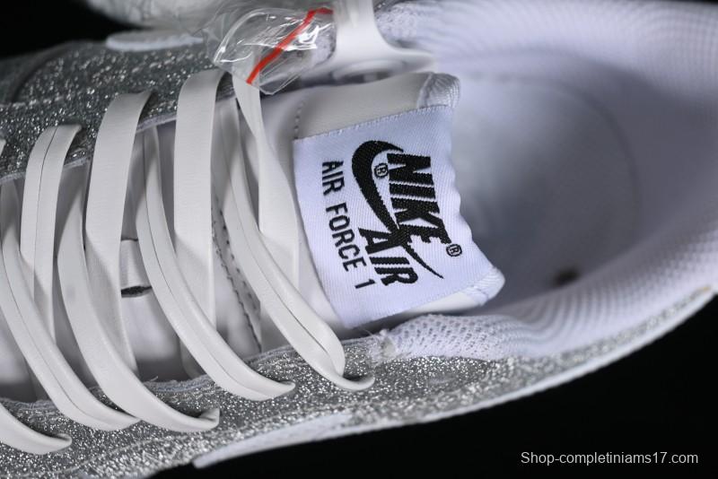 Nike Air Force 1 '07 Low White Starry Sneakers Casual Shoes - CW2288-015