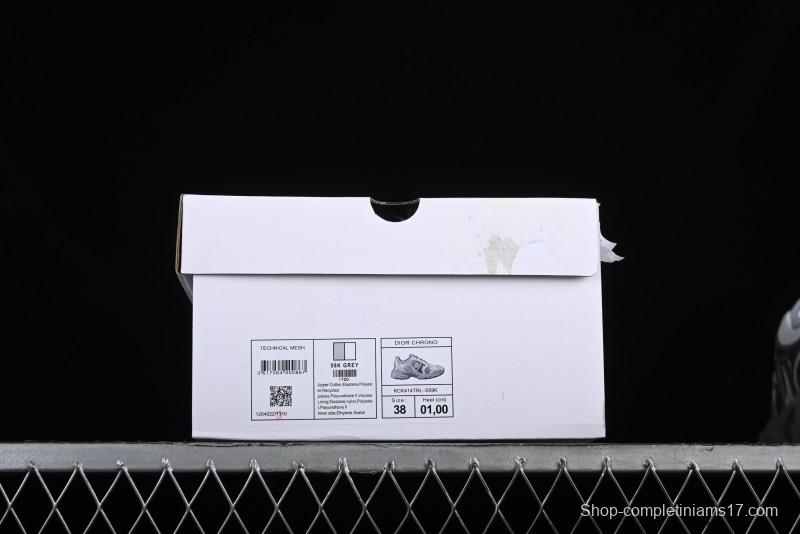 Dior Chrono Round Toe Lace-Up Lifestyle Casual Running Sneakers - 59K GREY