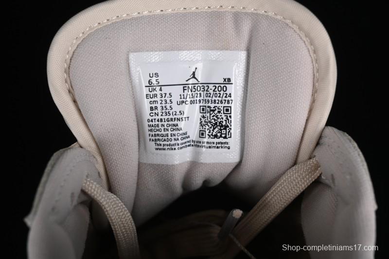 Nike Air Jordan 1 Low "Method of Make" Casual Sneakers in White Gold - FN5032-200