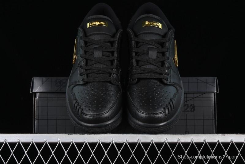 Nike Air Jordan 1 Low "Method of Make" Casual Sneakers with Woven Design - FN5032-007