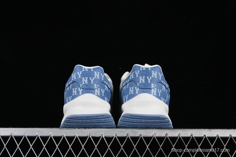 New York Yankees MLB Chunky Runner Denim Monogram Lightweight Casual Sneakers - 3ARNCRD4N50BLS