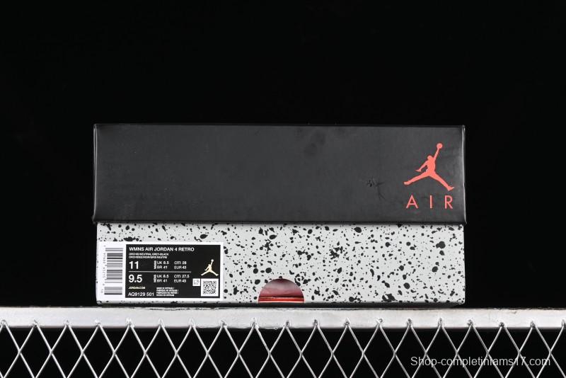 Nike Air Jordan 4 Retro Orchid Purple Men's Basketball Shoes - AQ9129-501