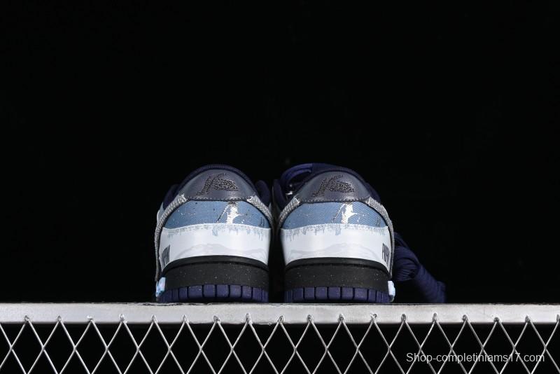 Nike Dunk Low Panda Prank Surf Fishing SB Strap Low-Top Casual Sneakers - FV8106-181