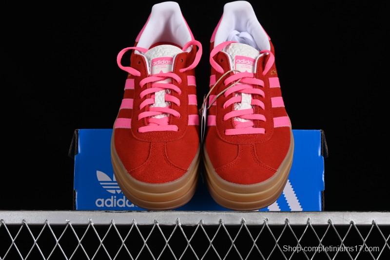 Adidas Originals Gazelle Bold IH7496 Low-Top Sneakers with Thick Sole for Slip Resistance and Durability