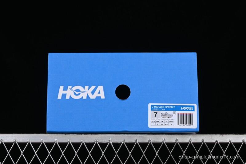 Hoka Mafate Speed 2 Lightweight Trail Running Shoes with Fresh Foam Midsole and Vibram Outsole - 1126851 OPR