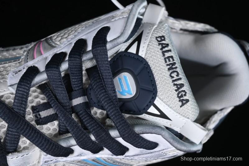 Balenciaga Runner Kith Four Color Retro Casual Sneakers - W3RMU9154