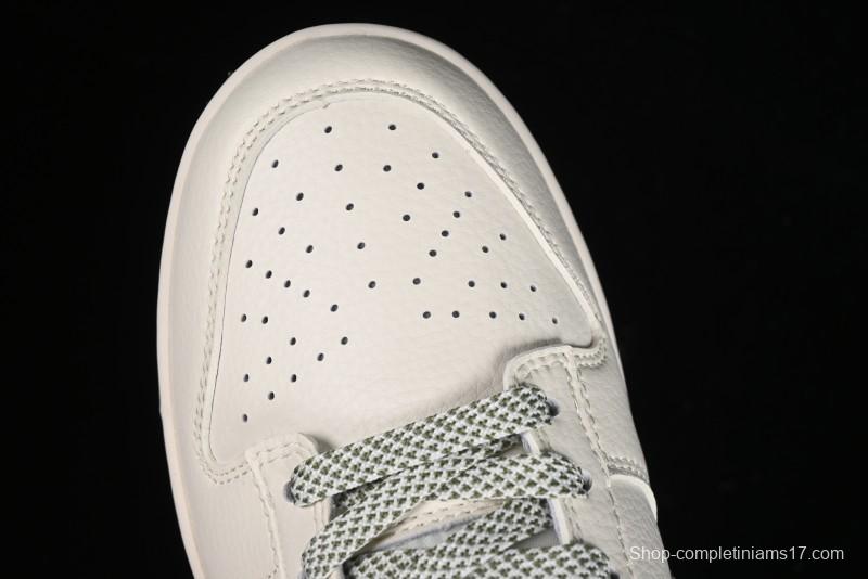 Nike SB Dunk Low Supreme Collaboration - Beige Anniversary High-End Custom Low-Top Casual Sneakers - XX2025-330