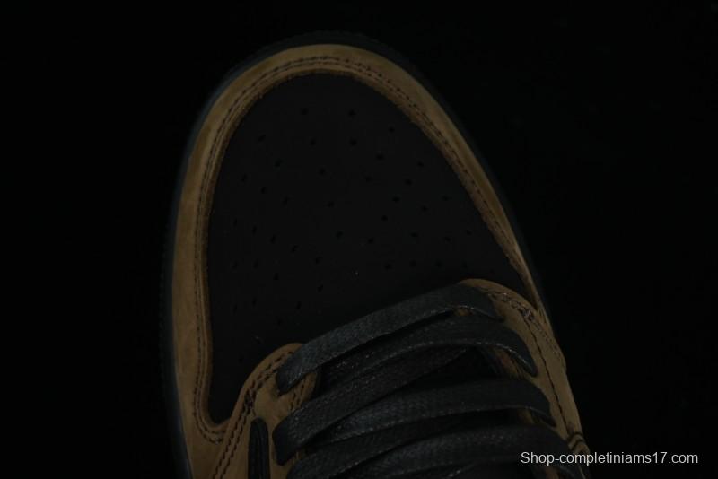 Nike Travis Scott x Air Jordan 1 Low OG AJ1 Reverse Swoosh Sneakers - DM7866-202