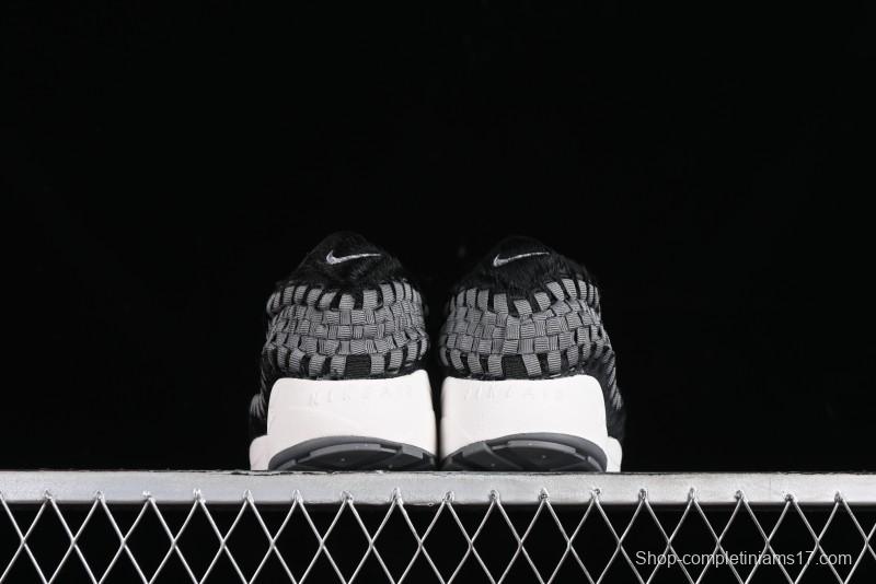 Nike Air Footscape Woven Asymmetrical Weave Slip-Resistant Low-Top Lifestyle Sneakers - FB1959-001