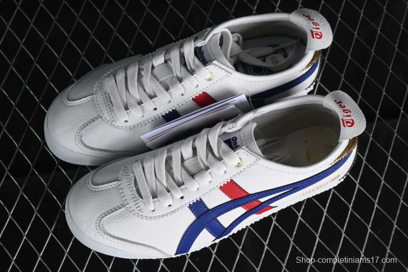 Onitsuka Tiger Mexico 66 Low-Top Leather Sneakers for Casual Running - D507L-0152