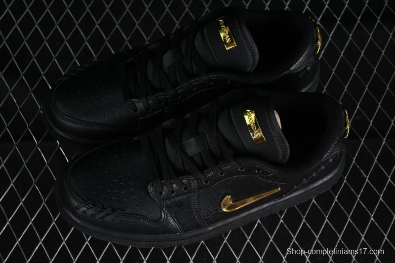 Nike Air Jordan 1 Low "Method of Make" Casual Sneakers with Woven Design - FN5032-007