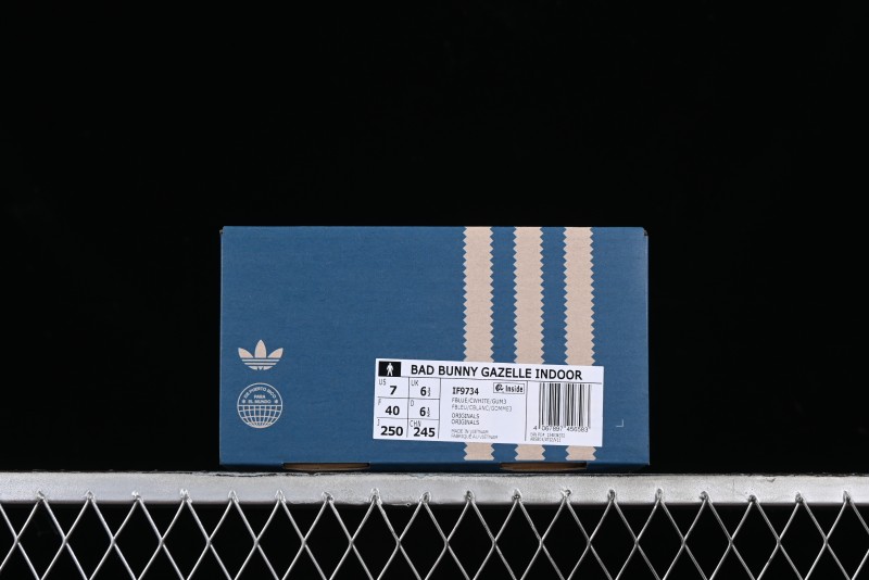 Adidas Originals Gazelle Indoor Bad Bunny Retro Casual Non-Slip Low-Top Sneakers - IF9734