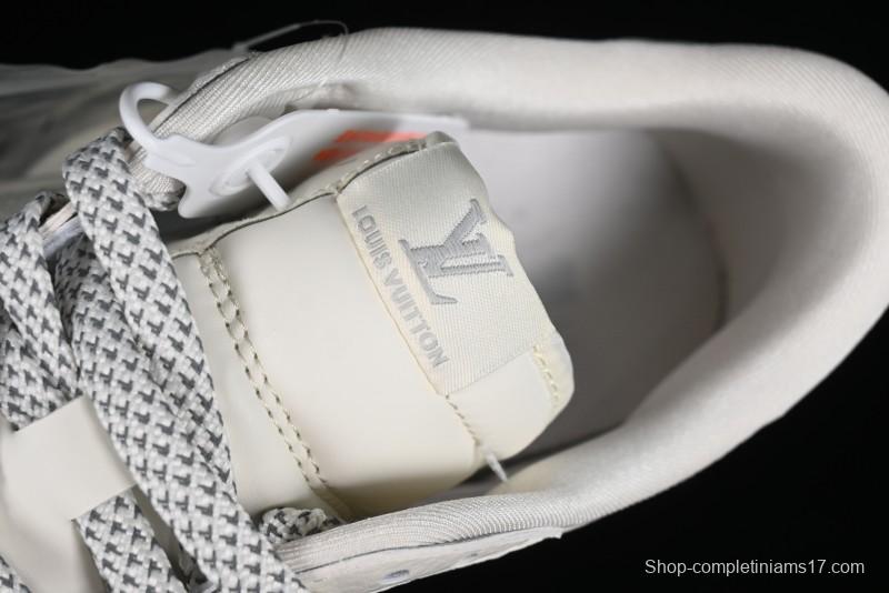 Nike Air Jordan 1 Low OG SP Travis Scott x Fragment Design LV Washed Blue Denim Casual Sneakers - SJ2068-007