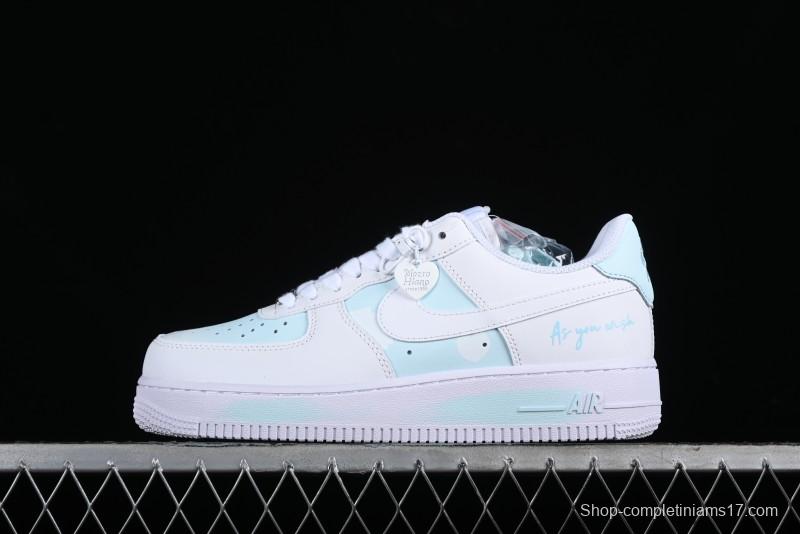 Nike Air Force 1 '07 Low Custom Anime Sky Clouds Hand-Painted Casual Sneakers - CW2288-111