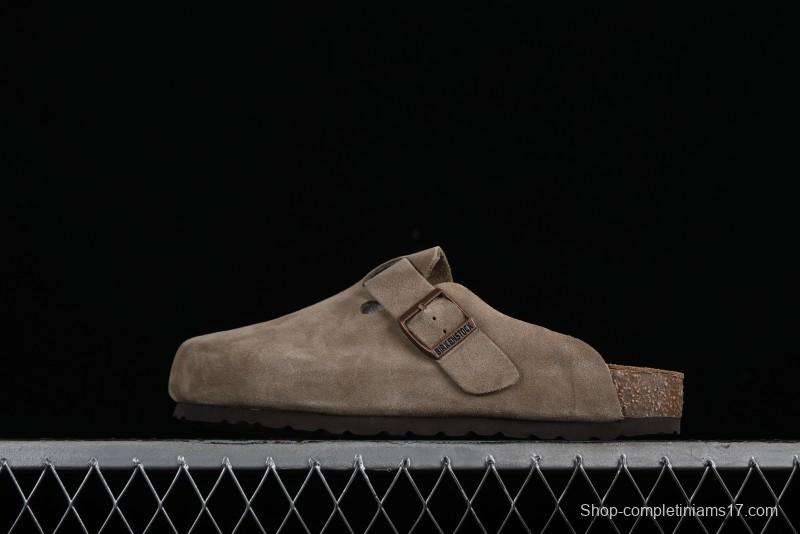 Birkenstock Arizona Soft Footbed Sandals with Suede Leather and Lambswool Lining - G.D4