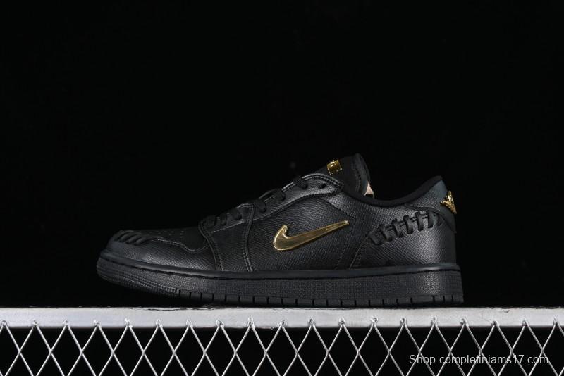 Nike Air Jordan 1 Low "Method of Make" Casual Sneakers with Woven Design - FN5032-007