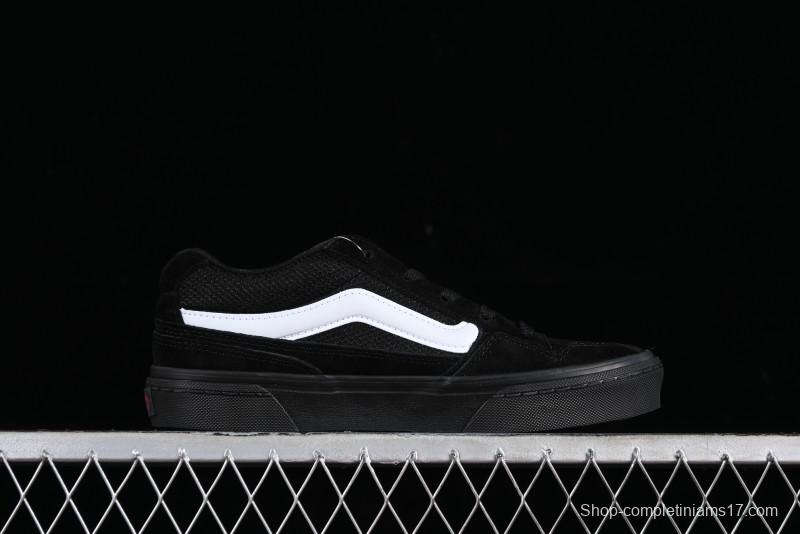 Vans Caldrone Classic Black Retro Skate Shoes - VN0007P9BA2