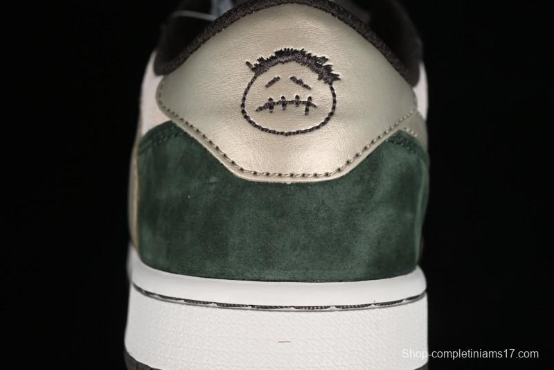 Nike Travis Scott x Air Jordan 1 Low OG Retro Basketball Shoes - DM7866-818