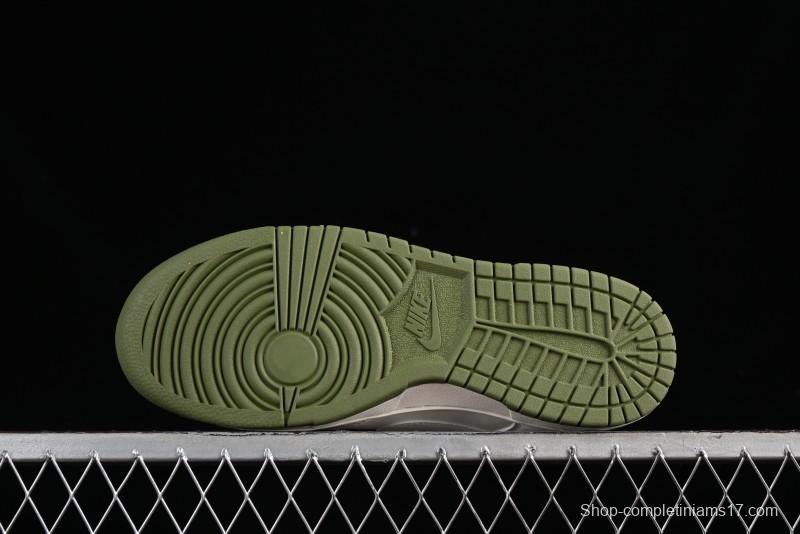 Nike SB Dunk Low Supreme Collaboration - Classic Beige Green Anniversary High-End Custom Low-Top Casual Skate Shoes - XX8888-002